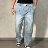Trace Line Baggy Denim Joggers