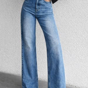 Classic Blue Wide Leg Jeans
