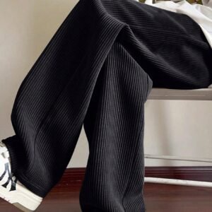 Timeless Rib Drawstring Joggers