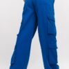 Bright Blue Women's Baggy Straight Cargo Pants