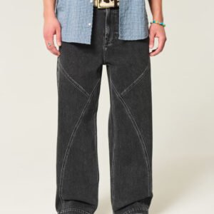 Concrete Wave Loose Straight Fit Jeans
