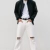 Easy White Men's Straight Fit Jeans