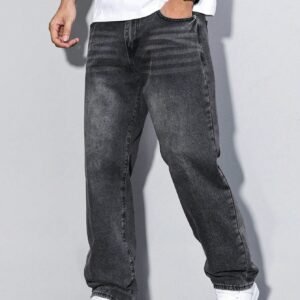 Shadow Crest Straight Fit Jeans