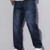 Raw Indigo Straight Fit Jeans