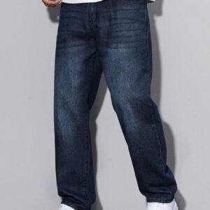 Raw Indigo Straight Fit Jeans