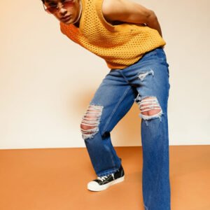 Vogue Blue Men's Straight Jeans