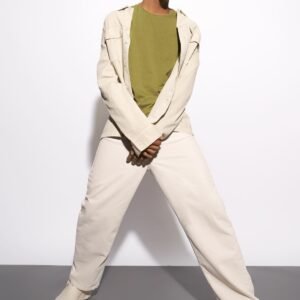 Ecru Men's Straight Jeans