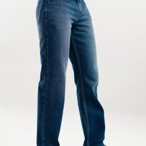 Azure Blue Men's Straight Fit Jeans