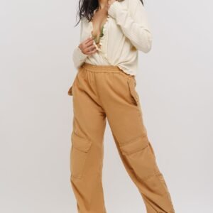 Sand Tapered Cargo Pants