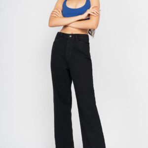 Black Women's Straight Jeans