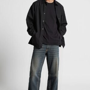 Rustic Blue Men's Straight Jeans