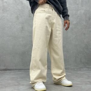 Nude Baggy Fit Straight Leg Jeans
