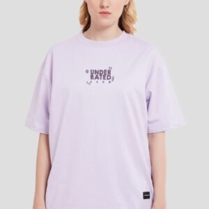 In Need of Mischief Lavender Oversized Fit T-Shirt Women