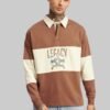Brown And Beige Men's Polo