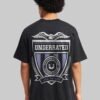 Live To Ride Black Oversized Fit T-Shirt Men