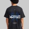 New World Rebellion Black Oversized Fit T-Shirt Men