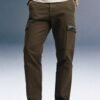 Olive Mid Rise Regular Fit Men's Cargo