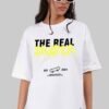 The Real Skater White Oversized Fit T-Shirt Women