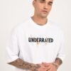 Splashed  White Baggy T-shirt Men