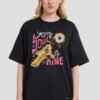 Your Soul Is Mine Black Printed T-Shirt Women Oversized Fit