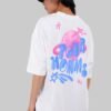 Pour Homme White Baggy Fit T-Shirt Women