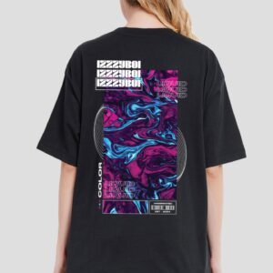 Izzyboi Black Printed T-Shirt