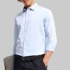 Light Blue Solid Slim Fit Shirt