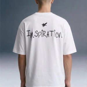 Inspiration White Oversized T-shirt Men