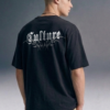 Culture Black Oversized T-shirt Men