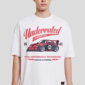 Champion White Baggy Fit T-Shirt Men
