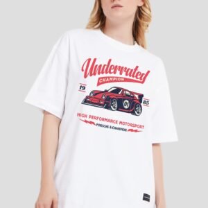 Champion White Oversized Fit T-Shirt Women