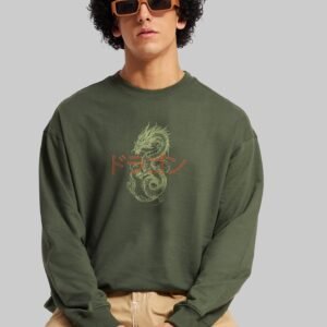 Spirit Dragon Olive Green T-Shirt