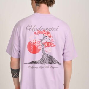 Redefining Style Lavender Oversized Fit T-Shirt Men
