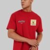 Kadak Chai Red Oversized Fit T-Shirt Men