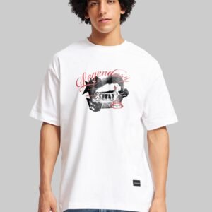 Unreleased Legendary White Oversized Fit T-Shirt Men