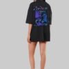 Mystic Cat Lady Black Baggy Fit T-Shirt Women