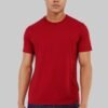 Solid Red Half Sleeves T-Shirt For Men Regular Fit