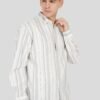 Light Grey Striped Shirt