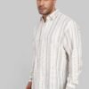 Light Brown Striped Shirt