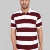 Maroon Rugby Polo T-Shirt