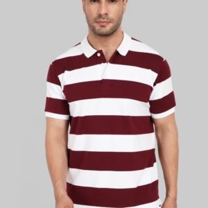 Maroon Rugby Polo T-Shirt