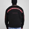 Black Oversized Bold Graphic Sweatshirt