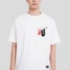 Tag White Oversized Fit T-Shirt Men