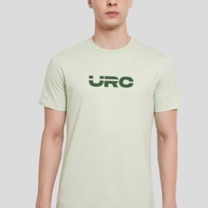 Green Vibes Only Pastel Green Regular Fit T-Shirt Men
