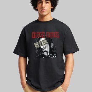 Young Money Black Oversized Fit T-Shirt Men