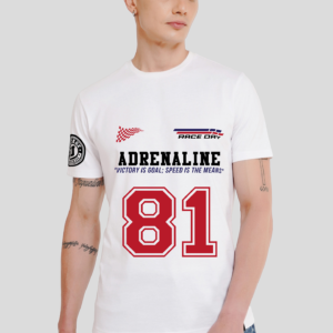 Adrenaline White Regular Fit t-shirt Men