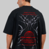 Chrome Head Black Baggy Fit T-Shirt Men