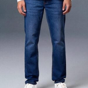 Indigo Mid Rise Dark Wash Men's Slim Fit Jeans