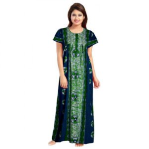 Classy Cotton Printed Maxi Nighty
