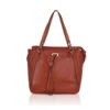 Designer Women's Faux Leather Textured?Tote Bag
